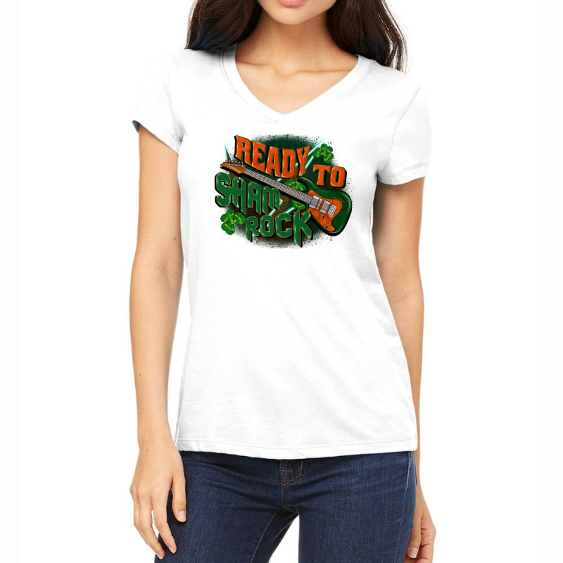 Ready To Shamrock St Patrick's Day Women's V-neck T-shirt | Artistshot