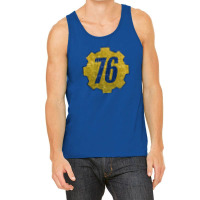 Vault 76   Distressed Tank Top | Artistshot