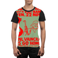 Mobilisation For Vietnam   Revolution Protest Graphic T-shirt | Artistshot