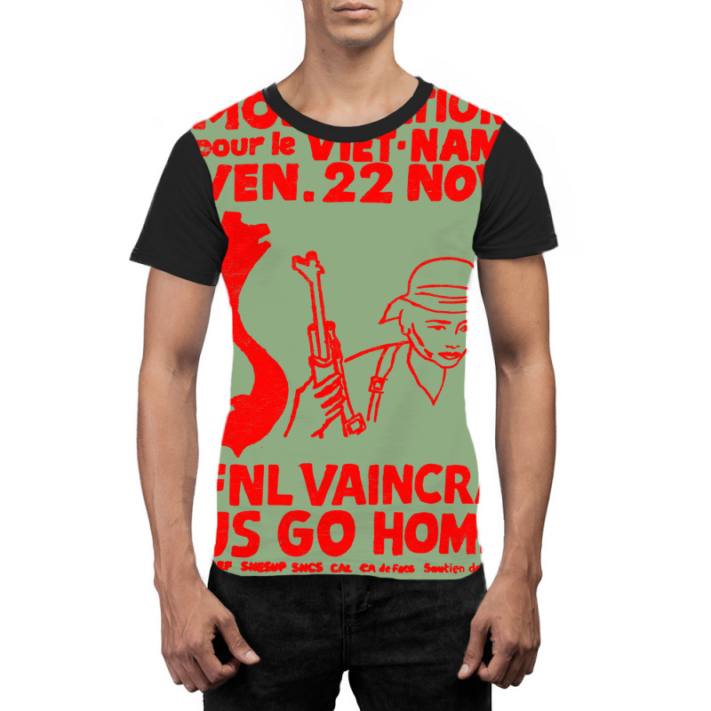 Mobilisation For Vietnam   Revolution Protest Graphic T-shirt | Artistshot