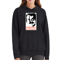 Moustache Hero Vintage Hoodie | Artistshot