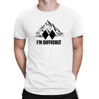 Im Difficult Skiing T-shirt | Artistshot