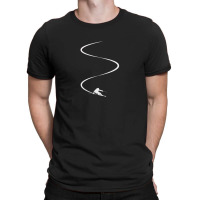 Skiing Lines T-shirt | Artistshot