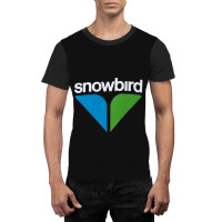 Snowbird Ski Graphic T-shirt | Artistshot