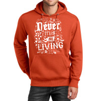 Never Trust The Living   Goth   Vintage Distressed Unisex Hoodie | Artistshot