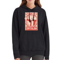 Must Crush Capitalism Vintage Hoodie | Artistshot