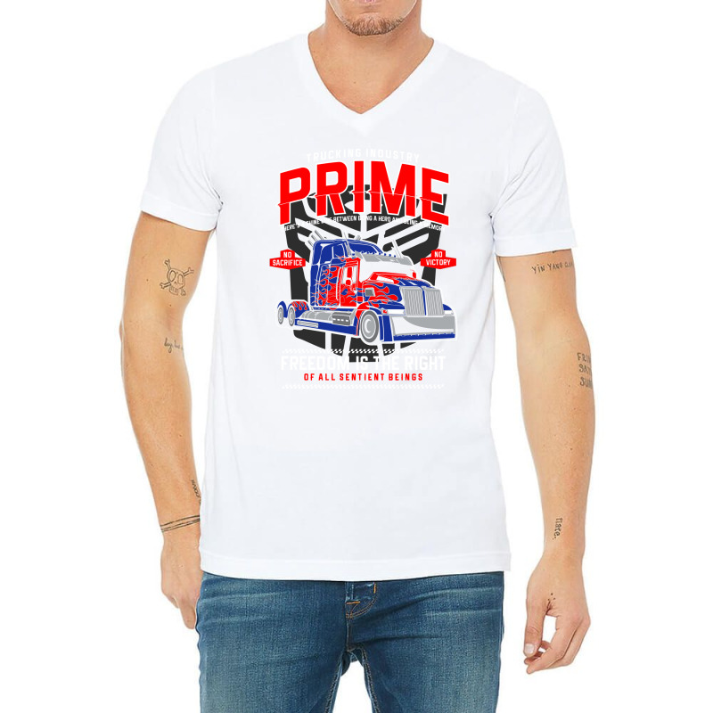 Optimus Prime V-neck Tee | Artistshot