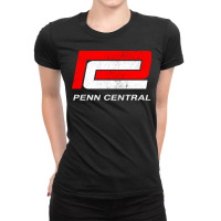 Penn Central Transportation Company Railroad Ladies Fitted T-shirt | Artistshot