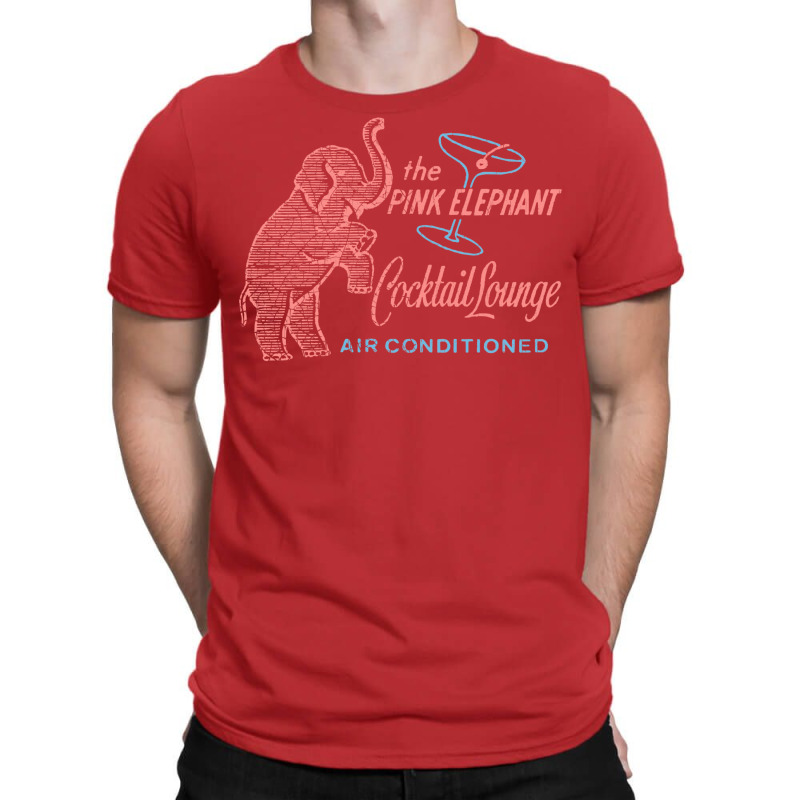 Pink Elephant Cocktail Lounge T-shirt | Artistshot