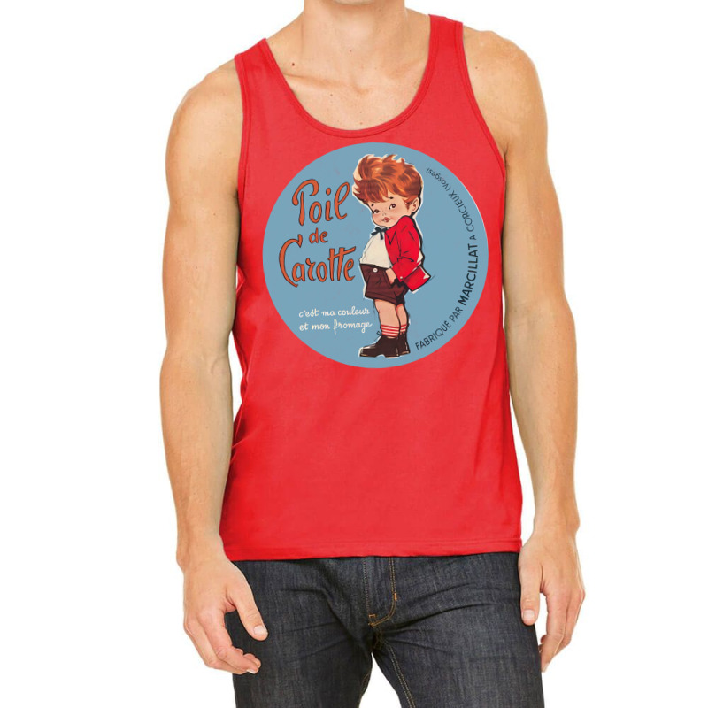 Poil De Carotte    Vintage Francophile Cheese Labe Tank Top | Artistshot