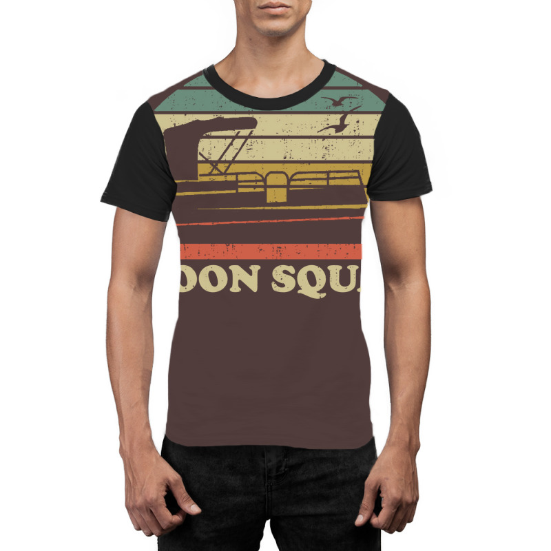 Pontoon Boat Toon Squad Vintage Retro Graphic T-shirt | Artistshot