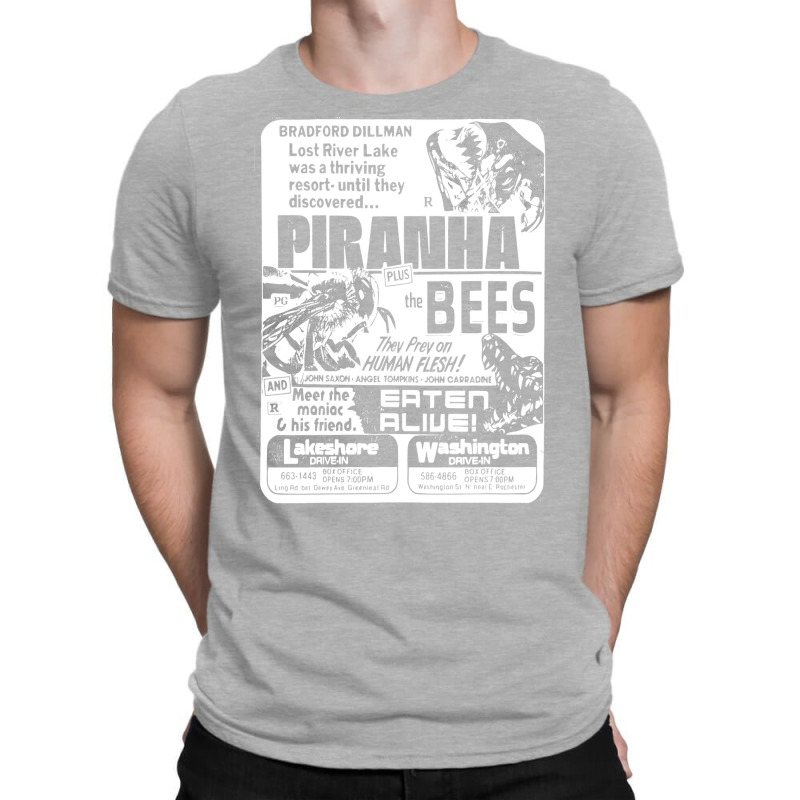 Piranha Plus The Bees    B Movie Cult Film Fan T-shirt | Artistshot