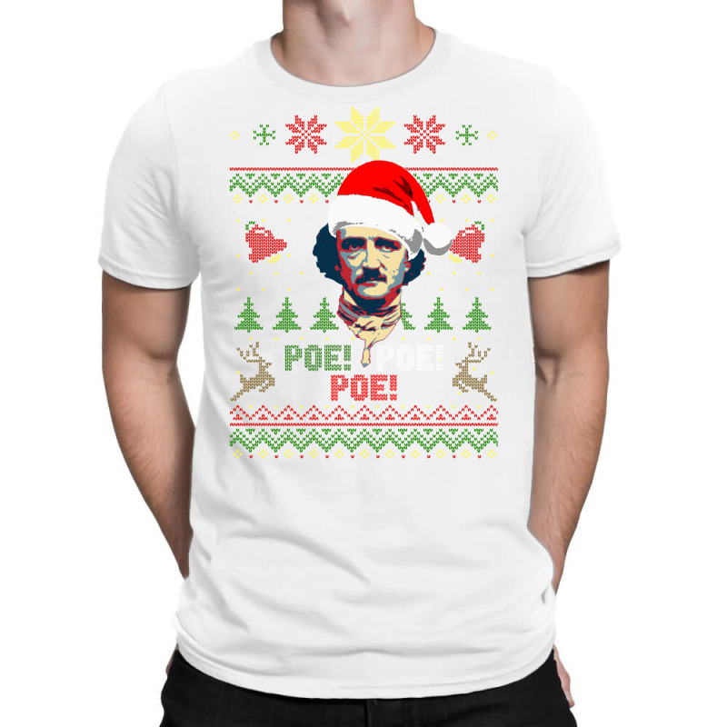 Poe Poe Poe Edgar Allan Poe Ho Ho Ho Ho Christmas T-shirt | Artistshot