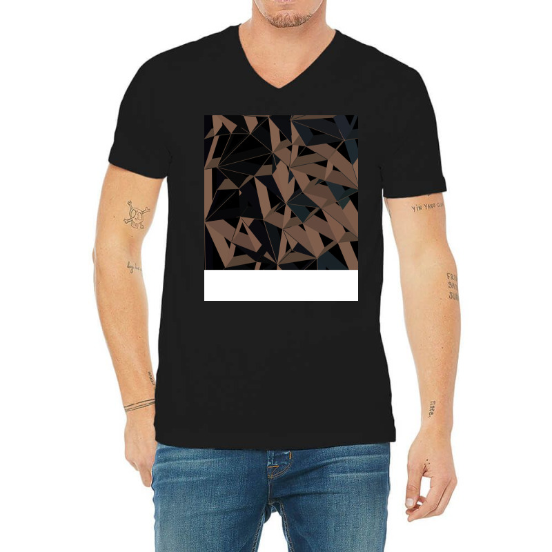 3d Futuristic Geo Bg Viii Cute V-neck Tee | Artistshot