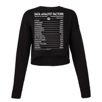 Data Analyst T  Told You To Do The 1st Time 2 Gift Cropped Sweater | Artistshot