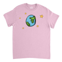 Earth Cartoon Blue Classic T-shirt | Artistshot