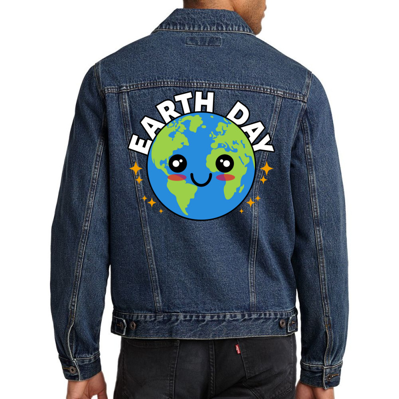 Earth Day Hipster Men Denim Jacket by howedatooruu | Artistshot