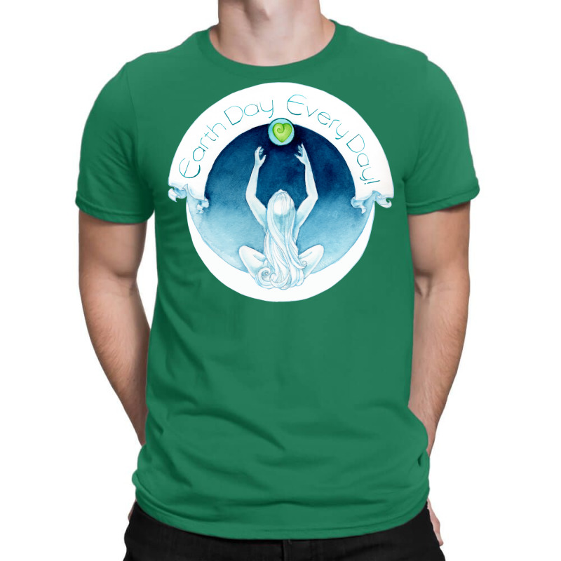 Earth Day Every Day Blue T-Shirt by azawadfedinx | Artistshot