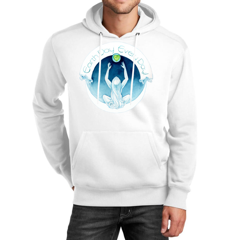 Earth Day Every Day Blue Unisex Hoodie by azawadfedinx | Artistshot