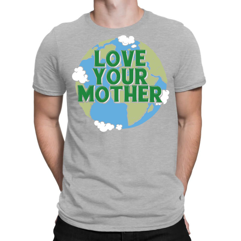 Earth Day Music Blue Hipster T-shirt | Artistshot