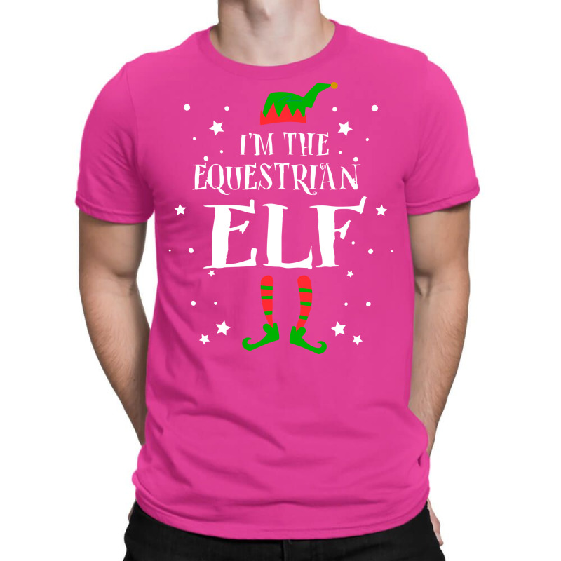 Im The Equestrian Elf Funny Cute Xmas Christmas Gi T-Shirt by lodenbuduanf | Artistshot