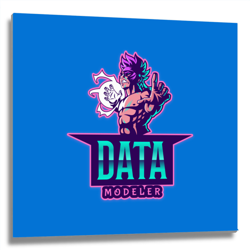 The Power Of A Data Modeler Nature Metal Print Square | Artistshot