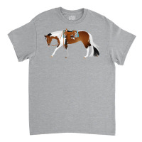 Tobiano Western Pleasure Horse Equine Rampaige Cut Classic T-shirt | Artistshot