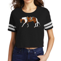 Tobiano Western Pleasure Horse Equine Rampaige Cut Scorecard Crop Tee | Artistshot