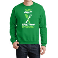 Plant Fueled Equestrian Nature Crewneck Sweatshirt | Artistshot