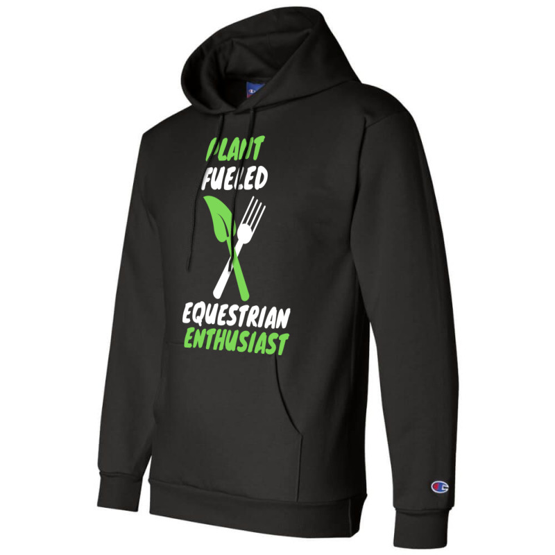 Plant Fueled Equestrian Nature Champion Hoodie by ravadadanine2 | Artistshot