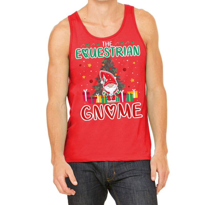 The Equestrian Gnome Xmas Tree Group Christmas Mat Tank Top by lodenbuduanf | Artistshot