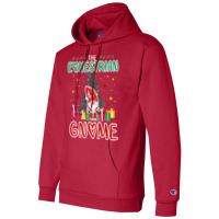 The Equestrian Gnome Xmas Tree Group Christmas Mat Champion Hoodie | Artistshot