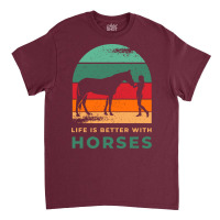 Equestrian Gallop Horse Gift For Horseman And Hors Classic T-shirt | Artistshot