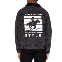 Equestrian Gallop Horse Gift For Horseman And Hors Unisex Sherpa-lined Denim Jacket | Artistshot