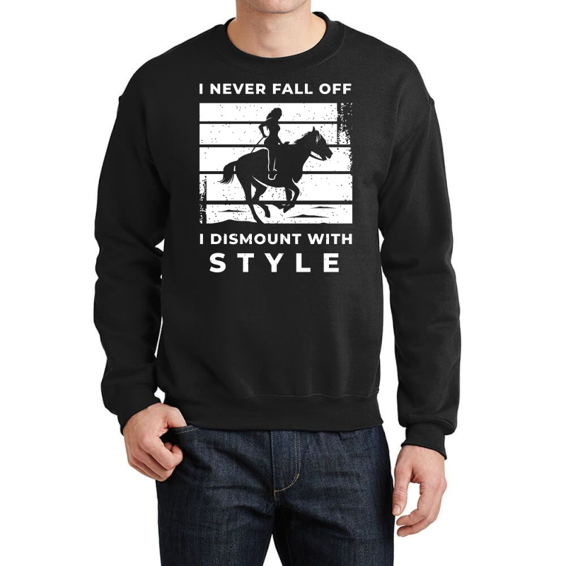 Equestrian Gallop Horse Gift For Horseman And Hors Crewneck Sweatshirt by isqramsvilarz | Artistshot