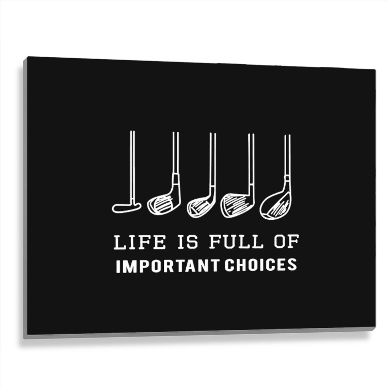 Life Is Golf Metal Print Horizontal | Artistshot