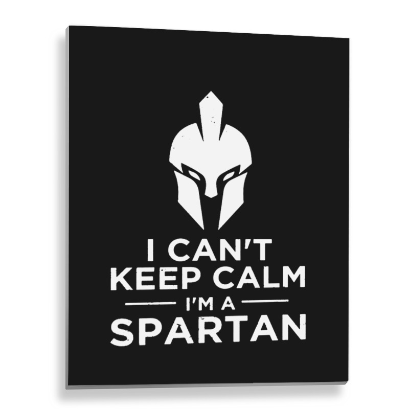 I'am Spartan Metal Print Vertical | Artistshot