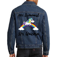 49 Economist 51 Unicorn Aesthetic Men Denim Jacket | Artistshot