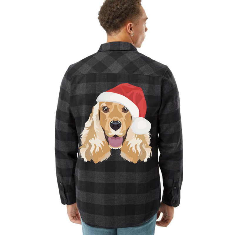 English Cocker Spaniel Merry Christmas Cool Flannel Shirt | Artistshot