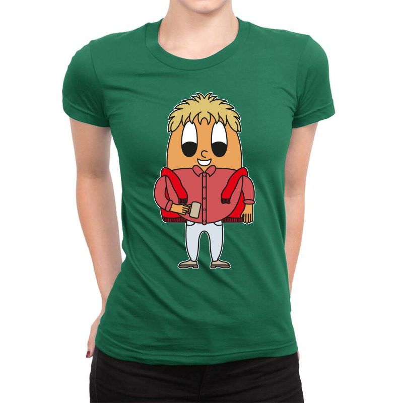 Businessstudent Egg Boy Ladies Fitted T-Shirt by kersonmosateb | Artistshot