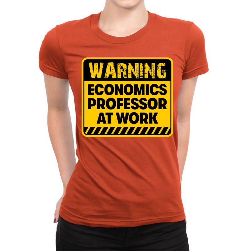 Economics Professor At Work Girl Ladies Fitted T-Shirt by ushaanthihr | Artistshot