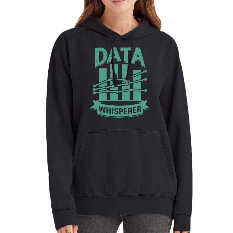 Data Whisperer Science Scientist Gift Travel Vintage Hoodie | Artistshot