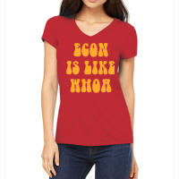 Economics Is Like Whoa Vintage Women's V-neck T-shirt | Artistshot