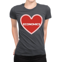 I Heart Economics Hipster Ladies Fitted T-shirt | Artistshot