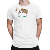 Pinto Reining Horse Equine Rampaige Yellow T-shirt | Artistshot