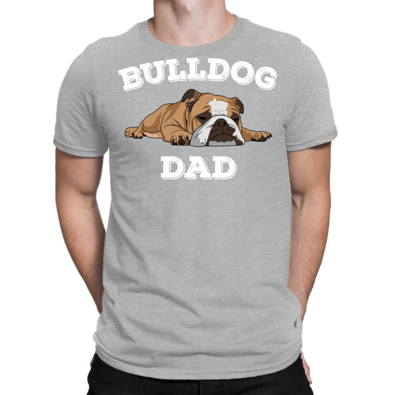 English Bulldog Bulldog Dad Nostalgia T-shirt | Artistshot