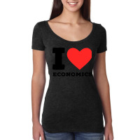 I Love Economics Tumblr Women's Triblend Scoop T-shirt | Artistshot