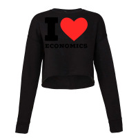 I Love Economics Tumblr Cropped Sweater | Artistshot