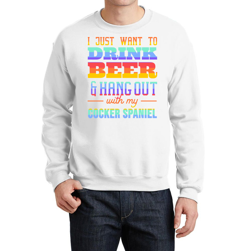 English Cocker Spaniel Gift Crewneck Sweatshirt | Artistshot