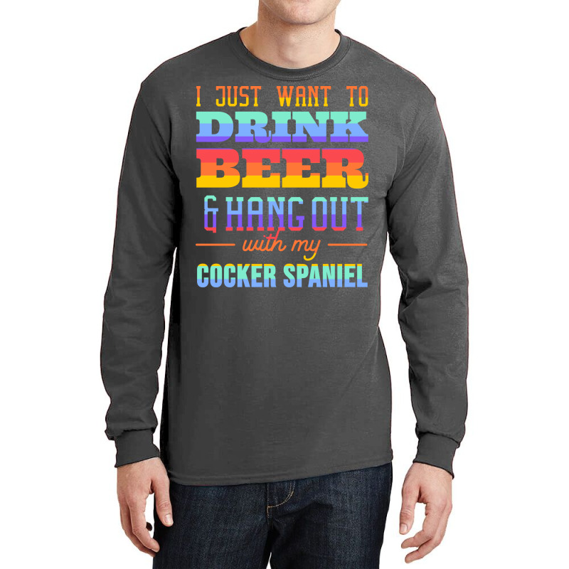 English Cocker Spaniel Gift Long Sleeve Shirts | Artistshot